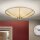 Deckenleuchte Metall Glas E27 D: 42 cm rund 3-flammig
