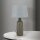 Nachttischlampe Keramik Stoff E27 56 cm Braun Grau