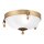 Deckenlampe Metall Glas E27 rund D: 31 cm 2-flammig