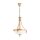 Pendelleuchte Metall Glas E27 Ø 32 cm rund 3-flammig