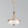 Pendelleuchte Metall Glas E27 42 cm breit 3-flammig