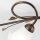 Deckenlampe Glas Metall E14 Shabby Antik Weiß