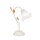 Tischleuchte Metall Glas 33 cm hoch E14 Landhaus OSKAR