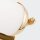 Wandlampe Messing massiv Glas 27,5 cm breit E14 VIKTOR
