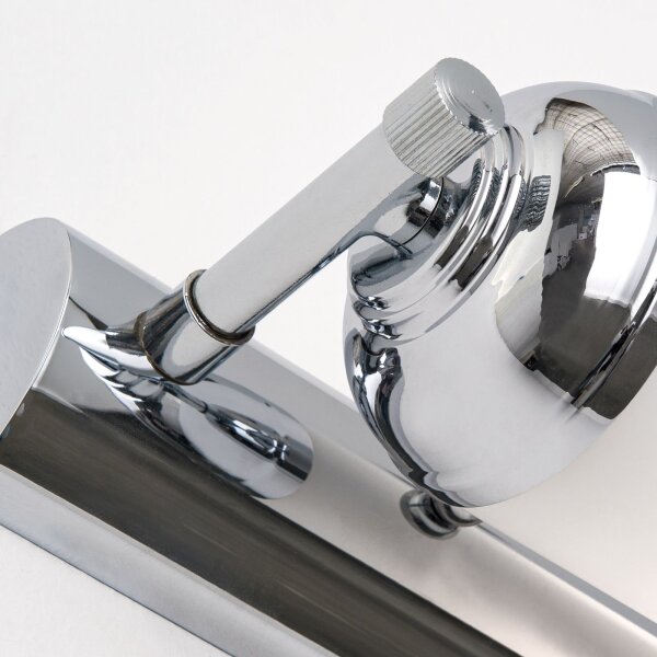 Wandlampe Echt-Messing Glas E14 41,5 cm breit 2-flammig
