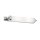 Wandlampe Echt-Messing Glas E14 41,5 cm breit 2-flammig
