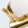 Wandleuchte Messing massiv Glas 41,5 cm breit E14