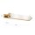 Wandleuchte Messing massiv Glas 41,5 cm breit E14