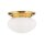 Deckenleuchte Messing Glas E27 D: 33 cm rund 2-flammig