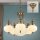 Pendelleuchte Messing Glas E27 B: 65 cm H: 133 cm