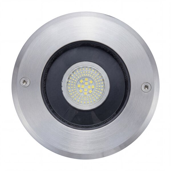 LED Einbaustrahler Edelstahl Glas IP67 Ø14 cm 4000 K