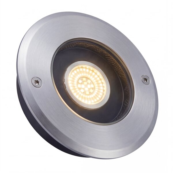 LED Einbaustrahler Edelstahl Glas IP67 Ø14 cm 4000 K