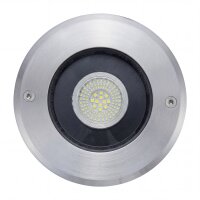 LED Einbaustrahler Edelstahl Glas IP67 Ø14 cm 4000 K