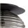 Deckenleuchte Rauchglas Metall Schwarz E27 Ø20 cm rund