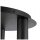 Deckenlampe Rauchglas Metall Schwarz E27 53,5 cm 3-flmg