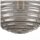 Deckenlampe Rauchglas Metall Schwarz E27 53,5 cm 3-flmg