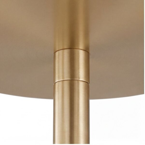 Deckenlampe Glas Metall Gold E27 53,5 cm 3-flammig