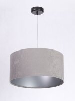 Suspension Gris Argent Tissu Table &agrave; manger...