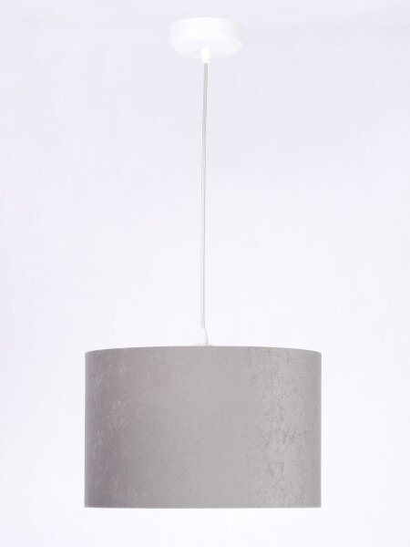 Lampe à suspendre Gris Blanc Rétro ronde Salle à manger Luminaire