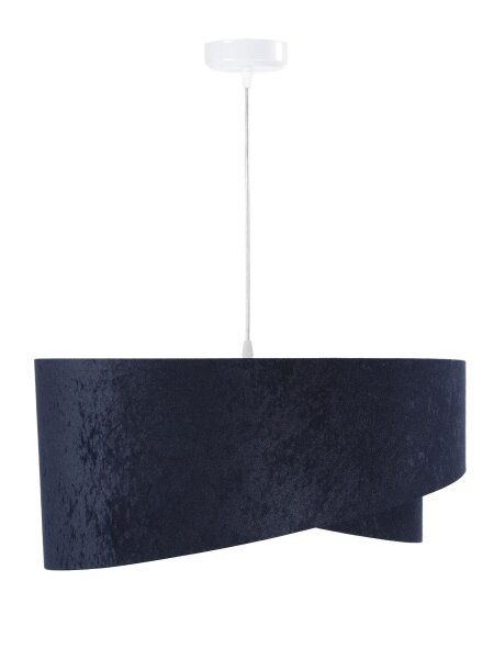 Suspension colorée tissu rond Ø50cm table à manger