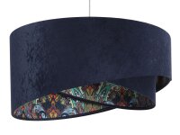 Suspension colorée tissu rond Ø50cm table...