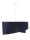 Suspension colorée tissu rond Ø50cm table à manger