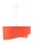 Salon Lampe à suspendre Orange Coloré Tissu rond Ø50cm