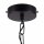 Kronleuchter Metall Rauchglas E27 B: 45 cm 3-flammig