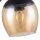 Wandlampe Metall Rauchglas E27 H: 30 cm Modern YLONA