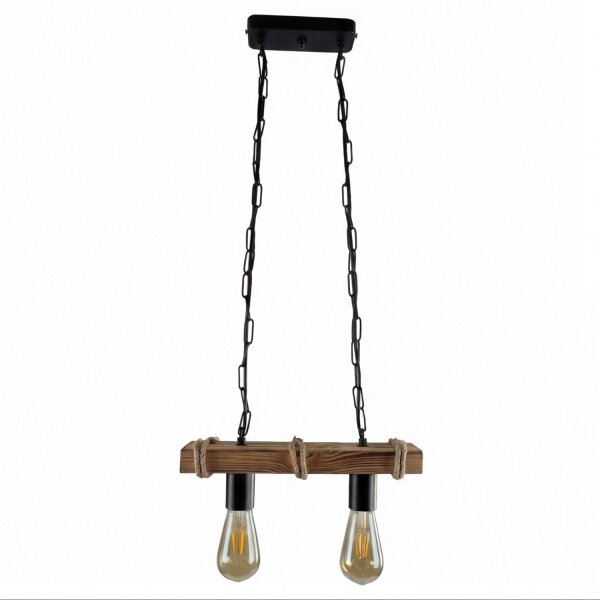 Hängeleuchte Metall H: max. 85 cm E27 2-flammig LIRIEN
