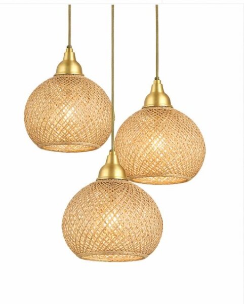 Hängeleuchte Metall Korb Schirm E27 30 cm breit Modern