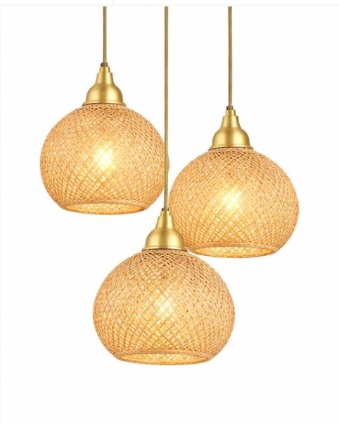 Hängeleuchte Metall Korb Schirm E27 30 cm breit Modern