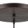 Pendelleuchte Korb Schirm Metall E27 B: 30 cm 3-flammig