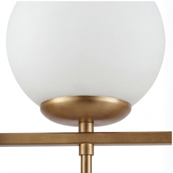 Pendelleuchte Metall Glas E27 H: max. 63 cm 4-flammig
