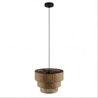 Pendelleuchte Metall Korbschirm 38 cm breit E27 rund