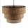 Pendelleuchte Metall Korbschirm 38 cm breit E27 rund