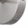 Wandleuchte Metall Stoff 26 cm hoch in Silber Grau E27