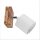 Wandspot Metall Stoff verstellbar geflammtes Holz Creme