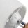 Wandspot Metall Stoff verstellbar geflammtes Holz Creme