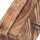 Wandspot Metall Stoff verstellbar geflammtes Holz Creme