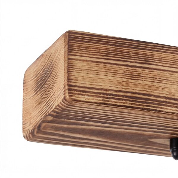 Spot Lampe Wand Holz Metall E27 verstellbar länglich