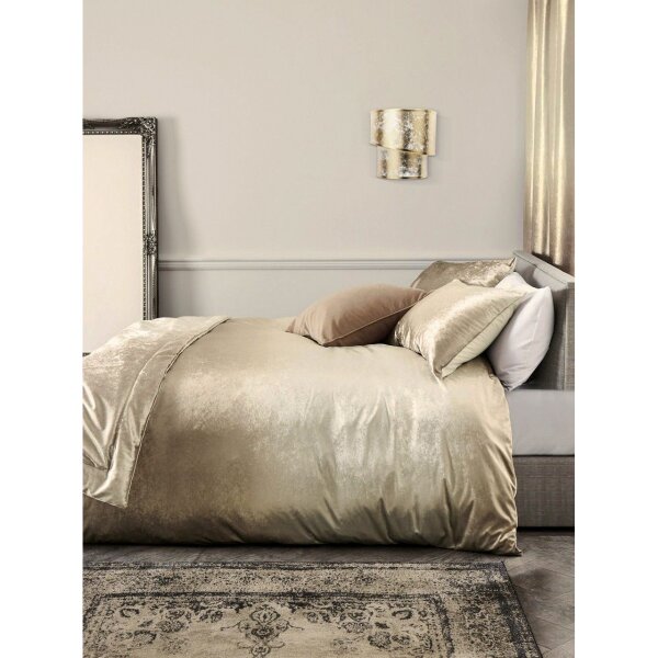 Wandlampe Gold Stoff Modern Flur stylish MAHONIA