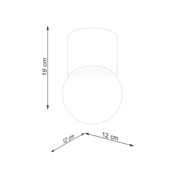 Deckenlampe Glas Holz G9 H:19 cm gemütlich blendarm