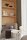 Deckenlampe Glas Holz G9 H:19 cm gemütlich blendarm