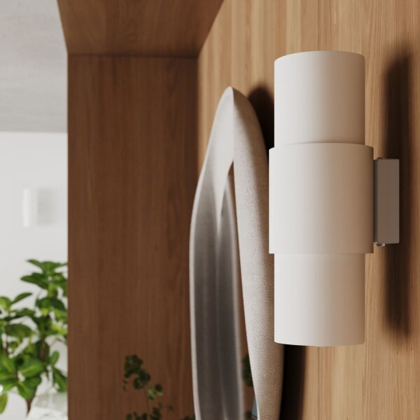 Tischlampe Stahl Weiß E27 1 cm Schreibtisch Nachttisch