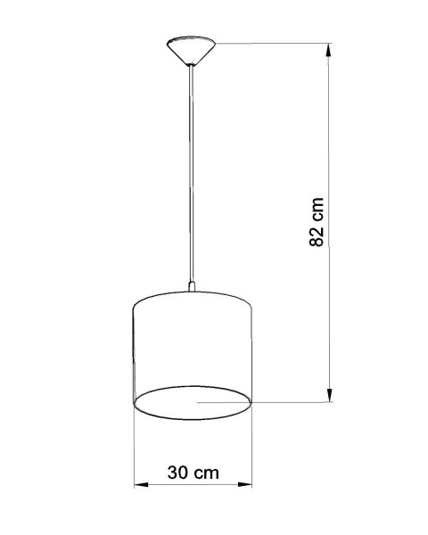 Hängelampe Kinderzimmer E27 Fußball Ø30 cm blendarm