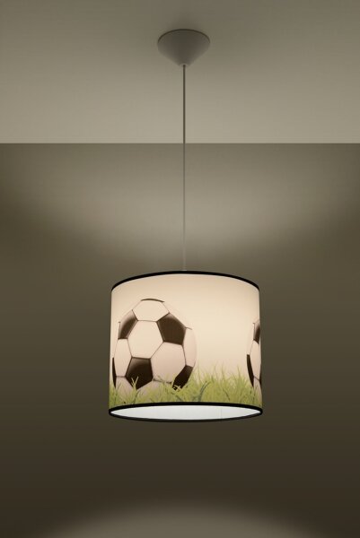 Hängelampe Kinder E27 Fußball Kinderzimmer Ø30 cm rund