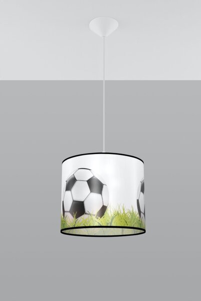 Hängelampe Kinder E27 Fußball Kinderzimmer Ø30 cm rund