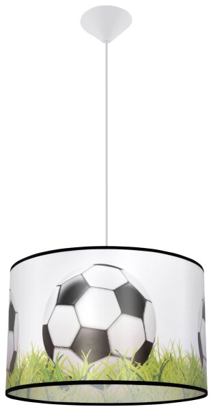 Hängelampe Kinder E27 Fußball Kinderzimmer Ø40 cm rund