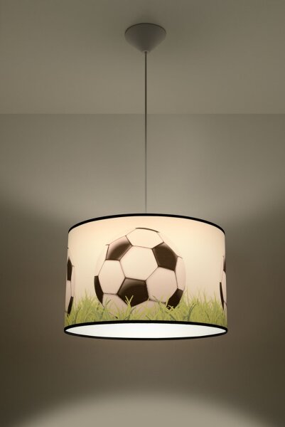 Hängelampe Kinder E27 Fußball Kinderzimmer Ø40 cm rund